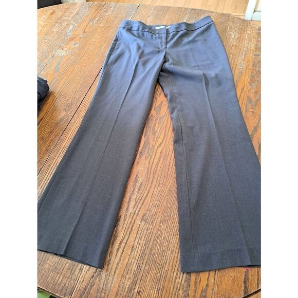 6P Jones Studio Separates Petite Grey Pants Mid Rise Casual Office Work Pants - Picture 1 of 3
